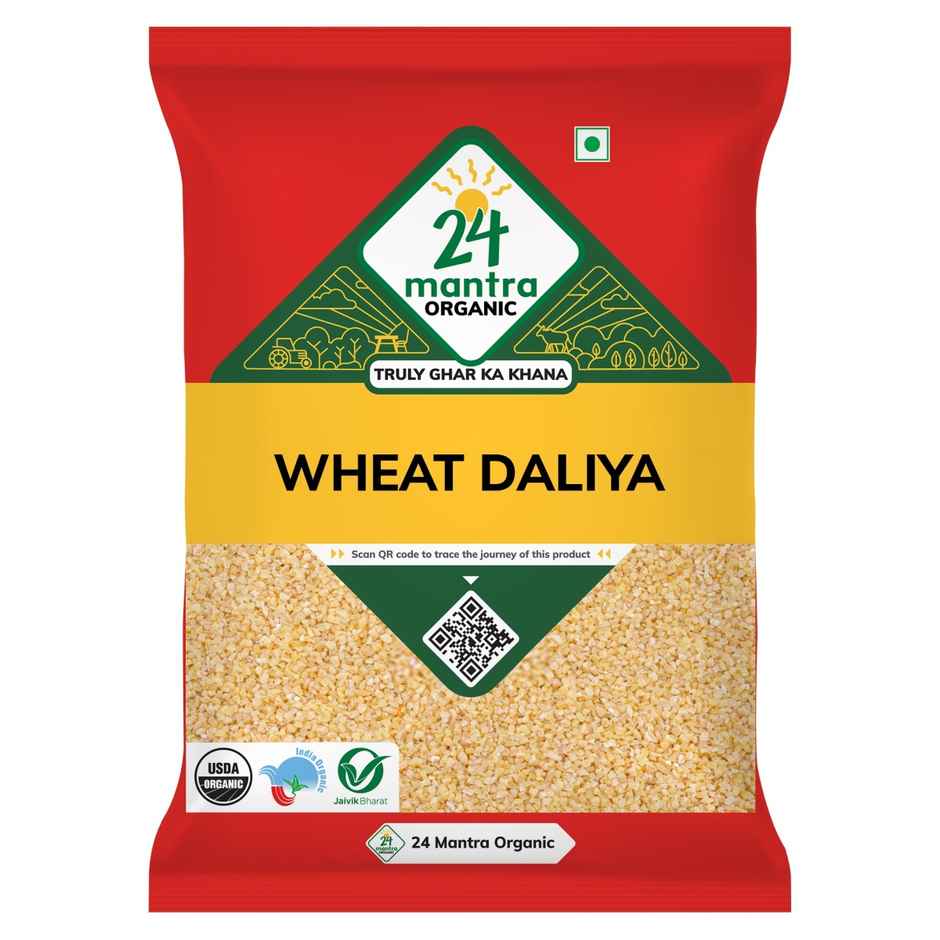 24 Mantra Organic Wheat Daliya