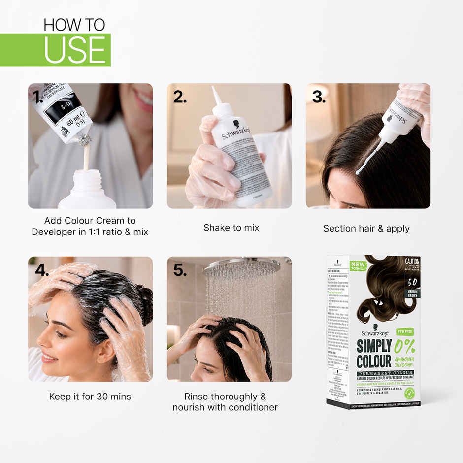 Schwarzkopf Simply Color Permanent Hair Colour 5-00 Truffle