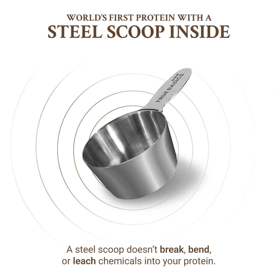 TrueBasics Clean Whey Pure Protein Isolate Powder (Chocolate)