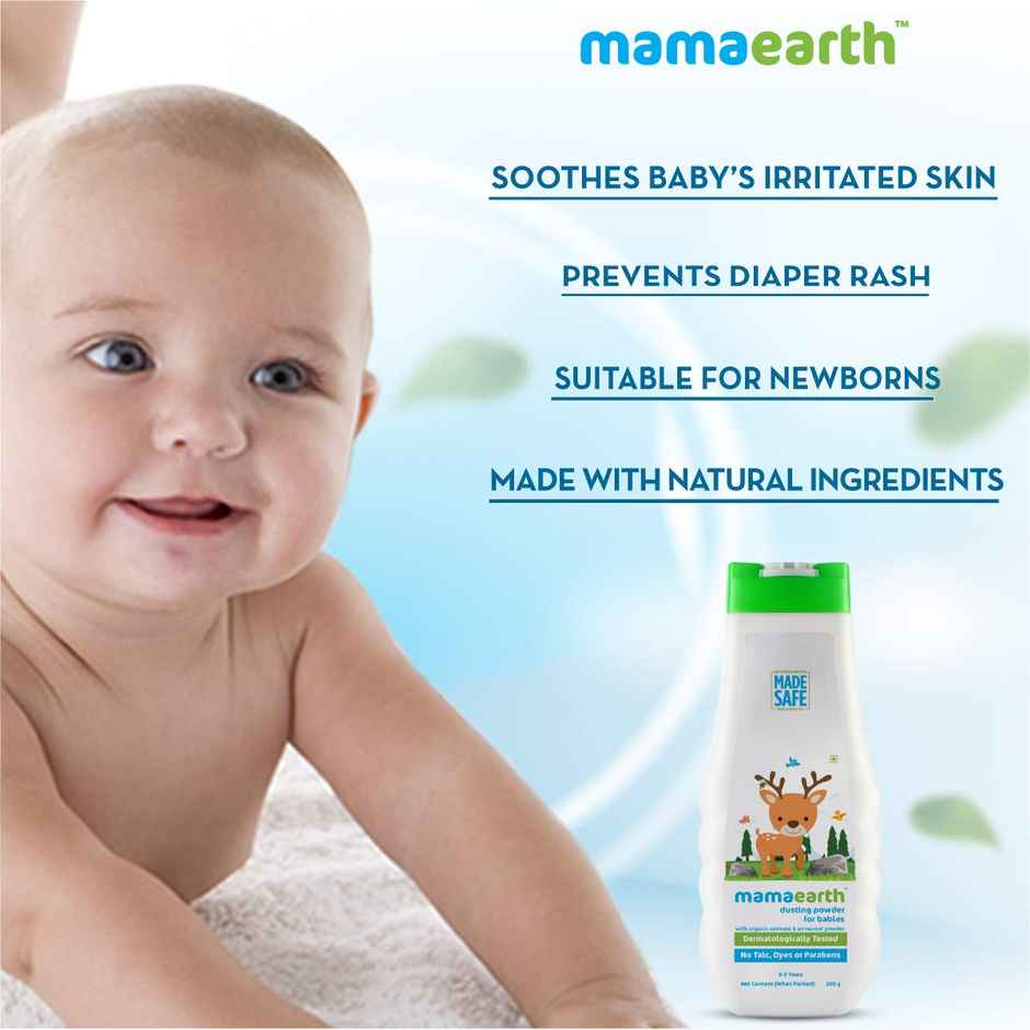 Mamaearth Organic Dusting Powder For Babies