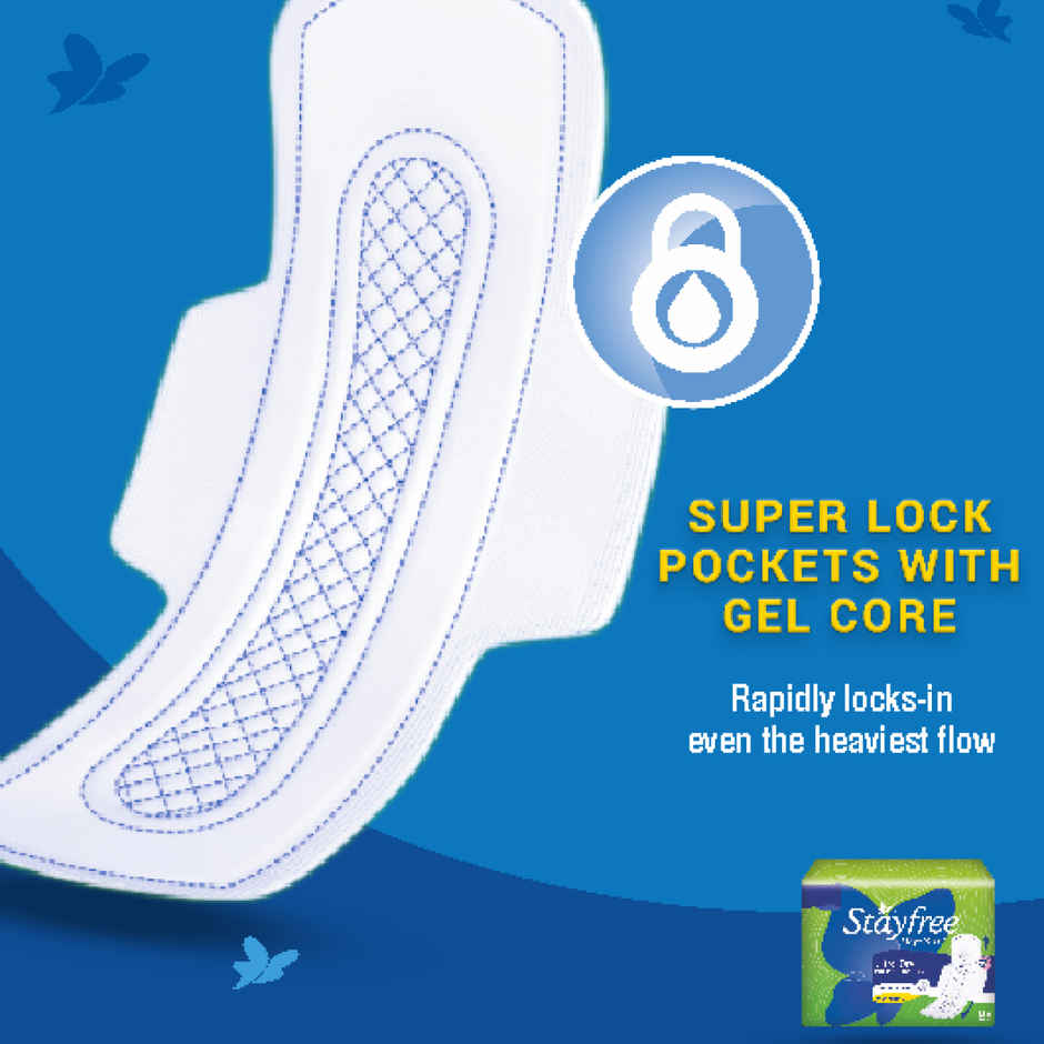 Stayfree Dry Max Ultra Thin Sanitary Pads | 16 pcs