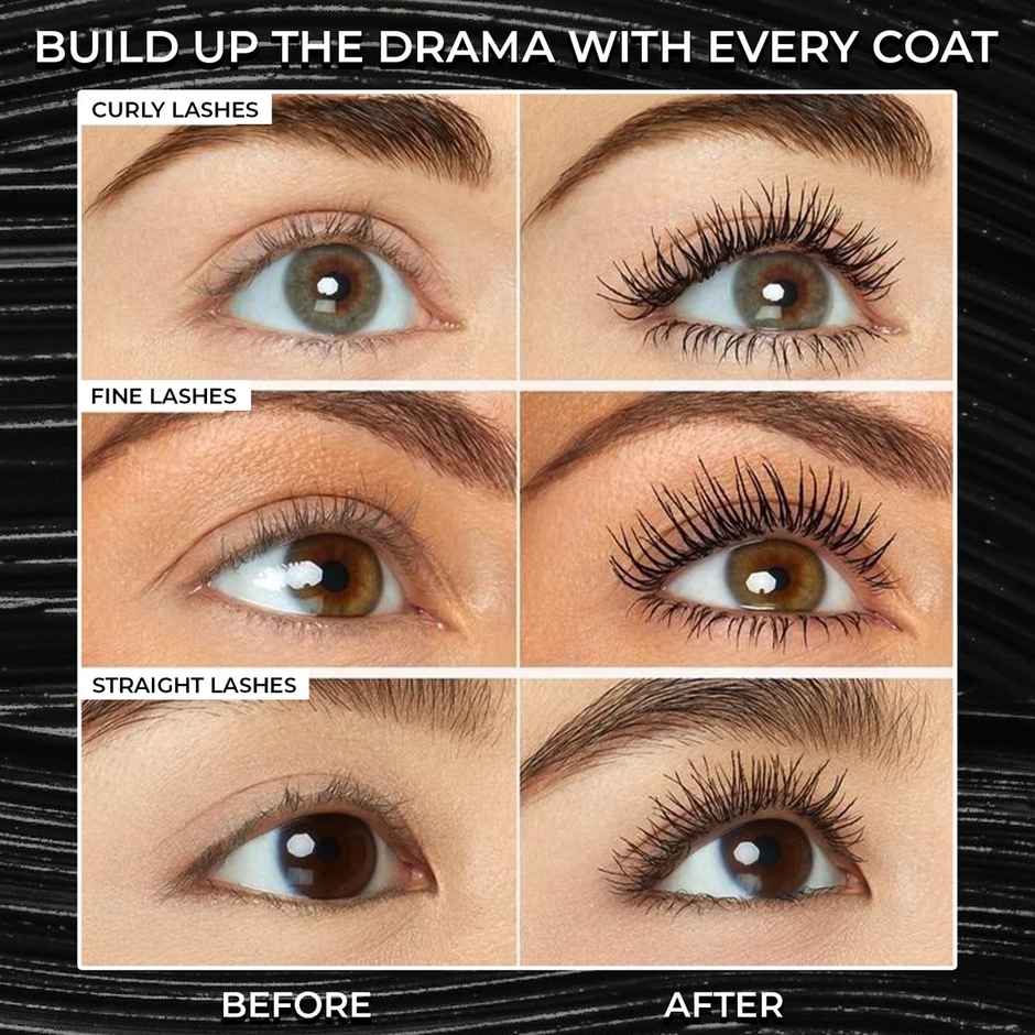 Just Herbs 2In1Lash Enhancing Serum Infused Smudge Proof Clump Free Mascara