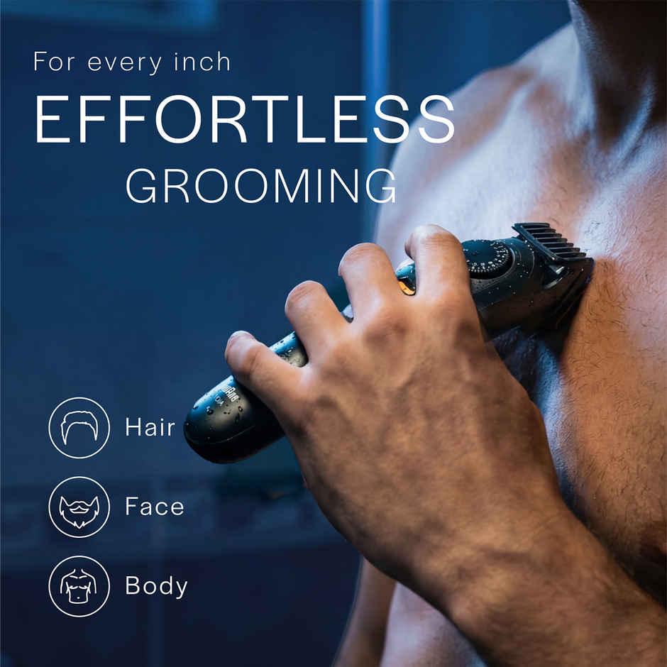 Braun by Gillette Series 7 AIO Trimmer,12 Attachments + 40 length setting