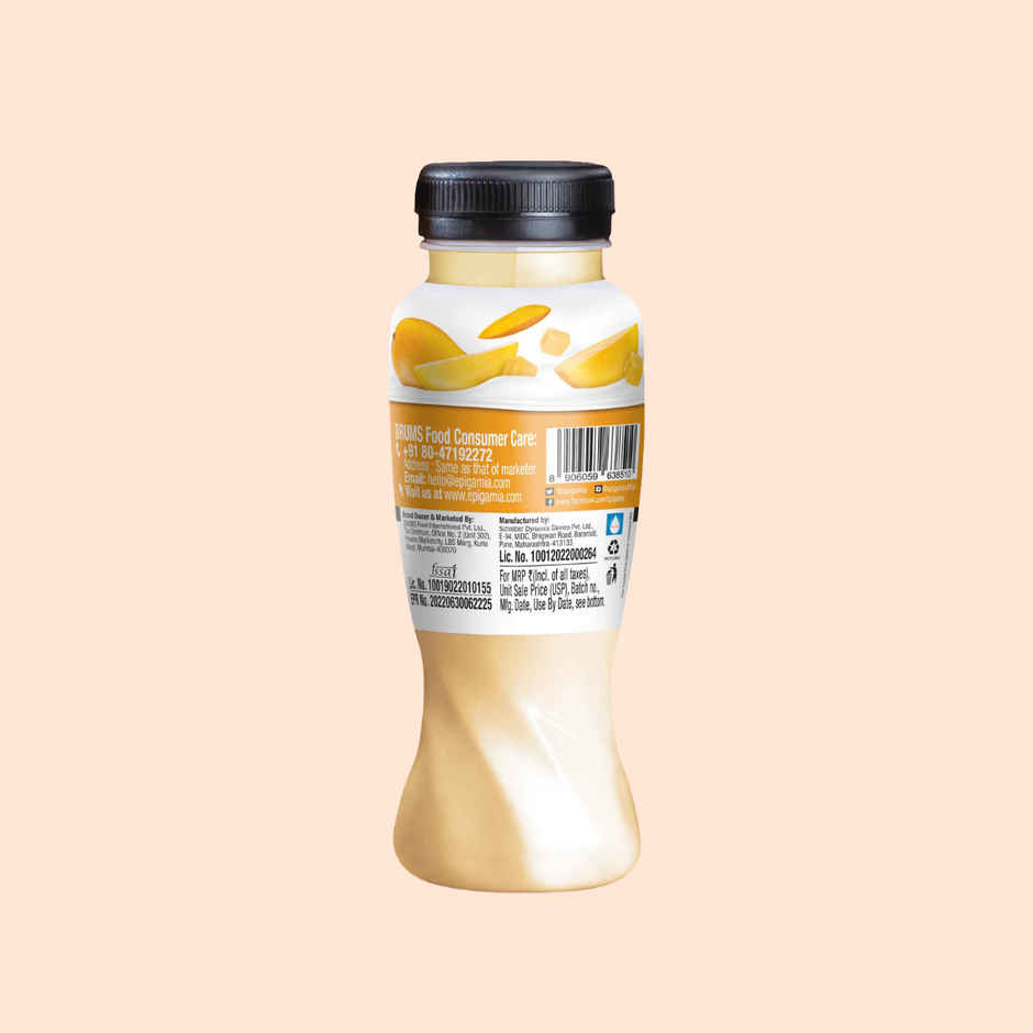 Epigamia Greek Yogurt Mango Flavoured Smoothie