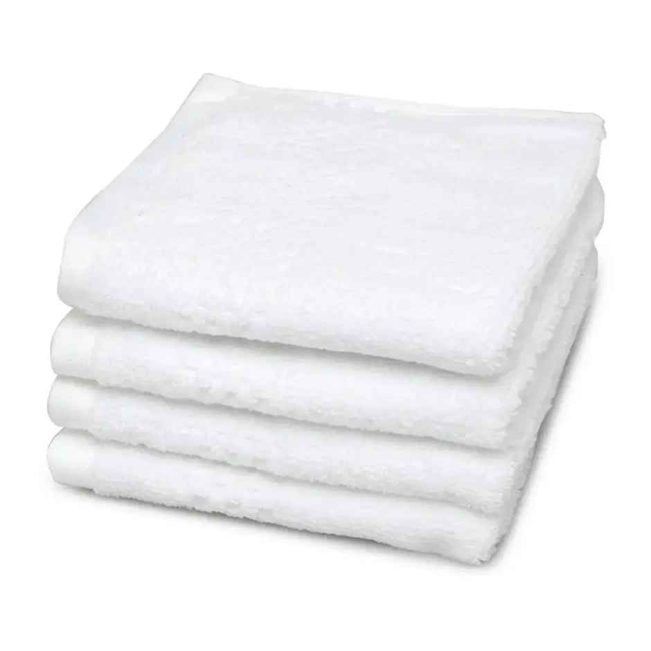 Bianca Ultra Soft Zero Twist 100% Cotton Towel | Aerocore Tech | Set of 4 | Solid | White