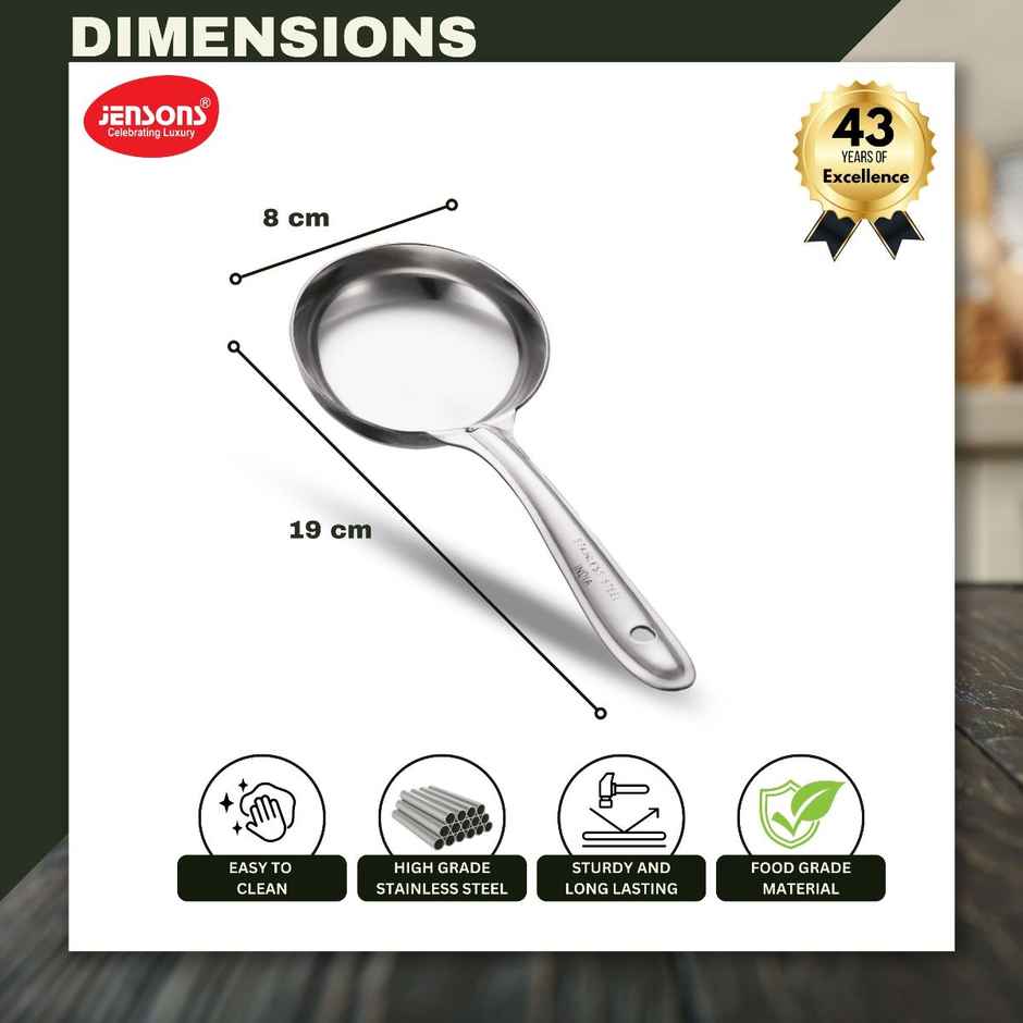 Jensons Stainless Steel Dosa Ladle