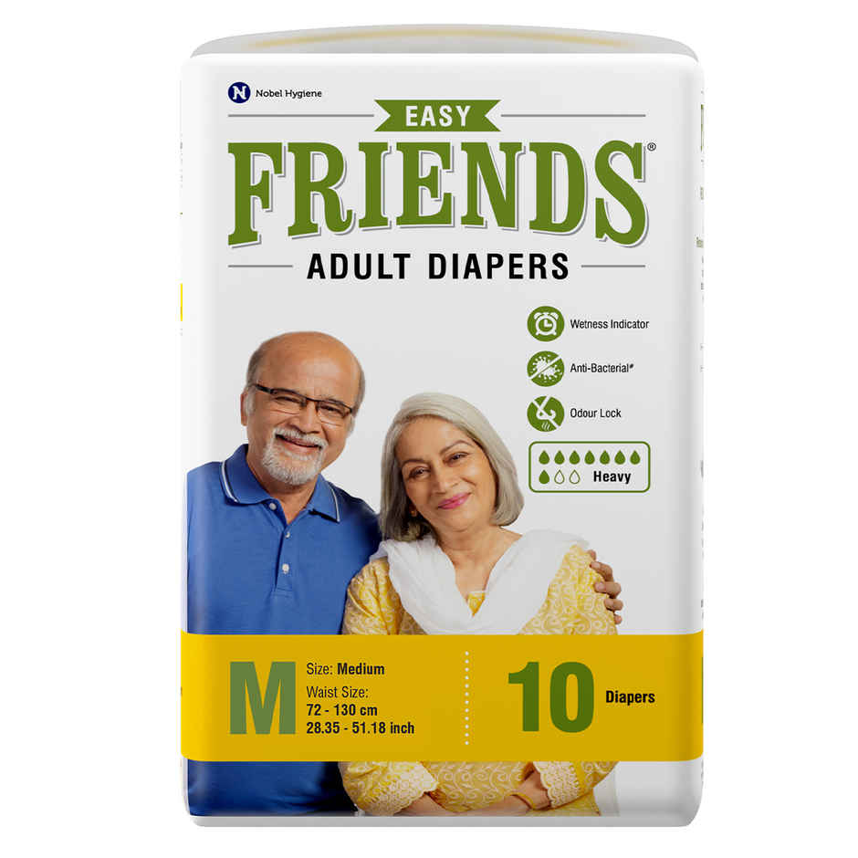 Friends Adult Diaper Tape  | M |  27.56-49.21 inch | EasyType