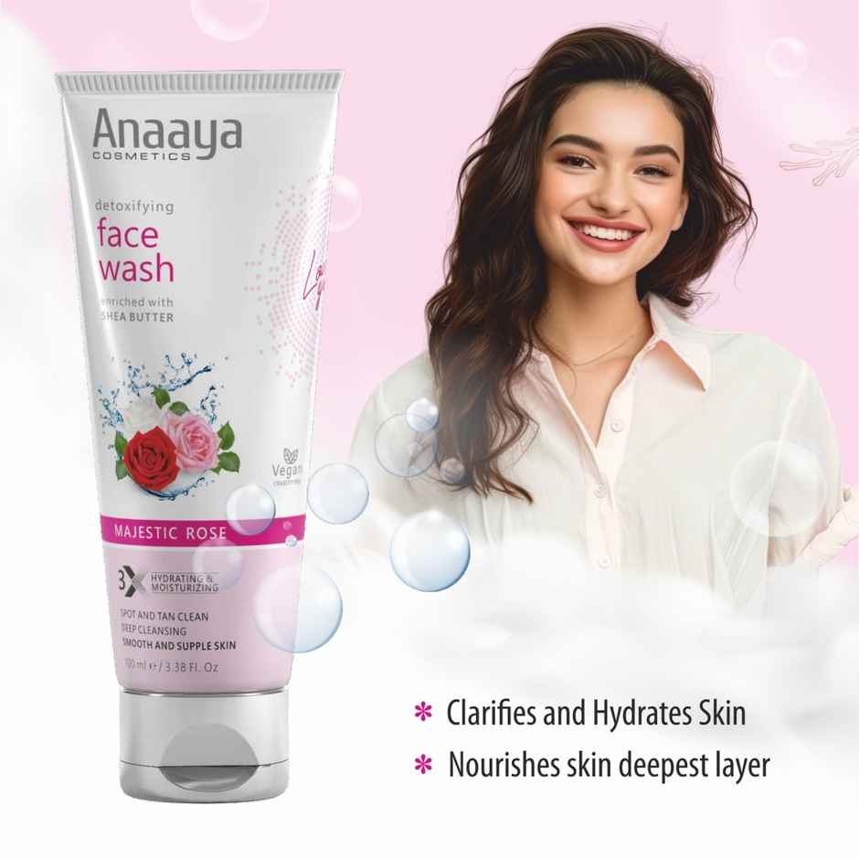 Anaaya Detoxifying Face Wash - Majestic Rose