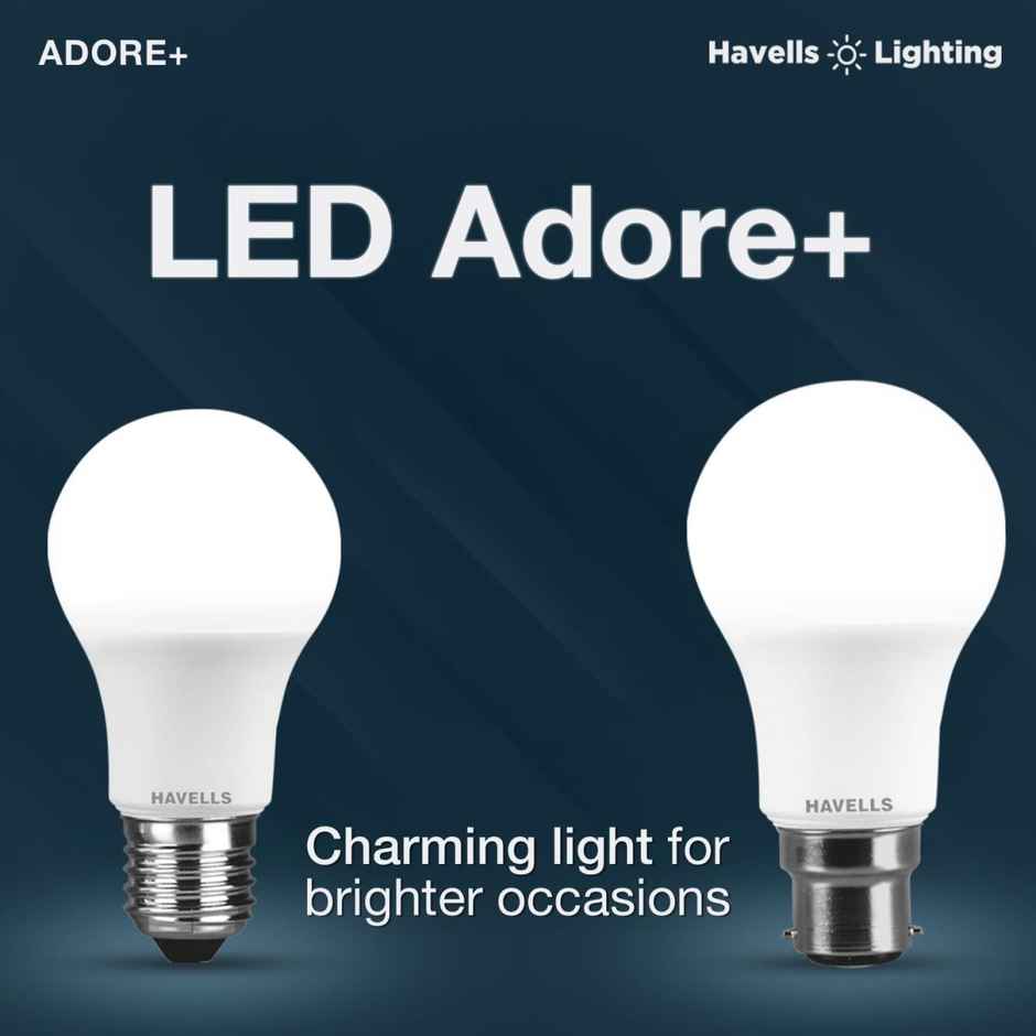 Havells 9W Led Bulb (Cool White), B22 Pack Of 1 Combo 