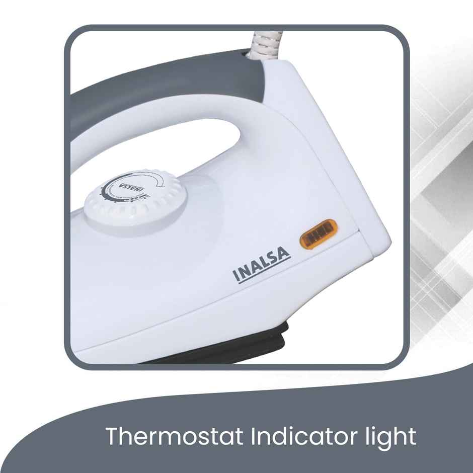 INALSA Dry Iron Opal 1000 W 1000 W Dry Iron (White/Grey)