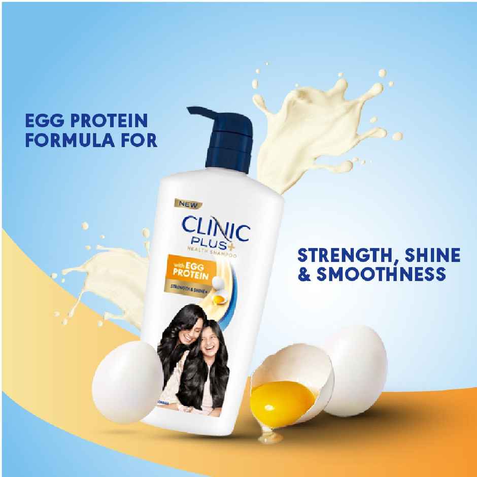 Clinic Plus Strength & Shine Shampoo With Egg Protein