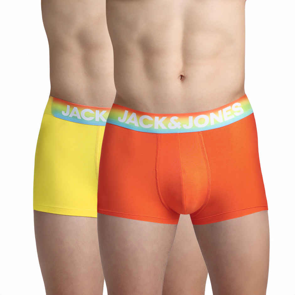 JACK & JONES Camper Trunk Cyber Yellow & Exotic Orange - M