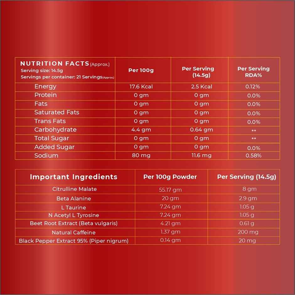 NATURALTEIN Pure 07 Preworkout, Watermelon