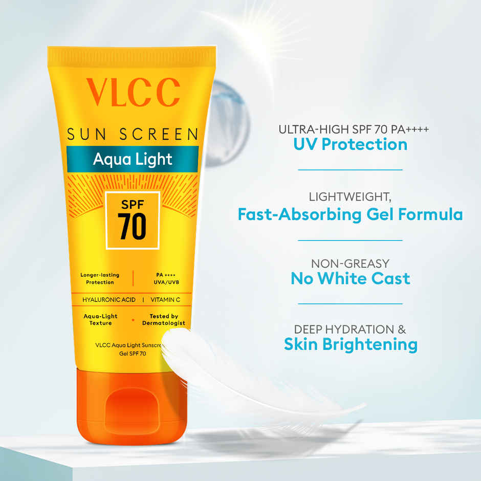 VLCC Aqua Light Sunscreen Gel SPF 70 PA++++