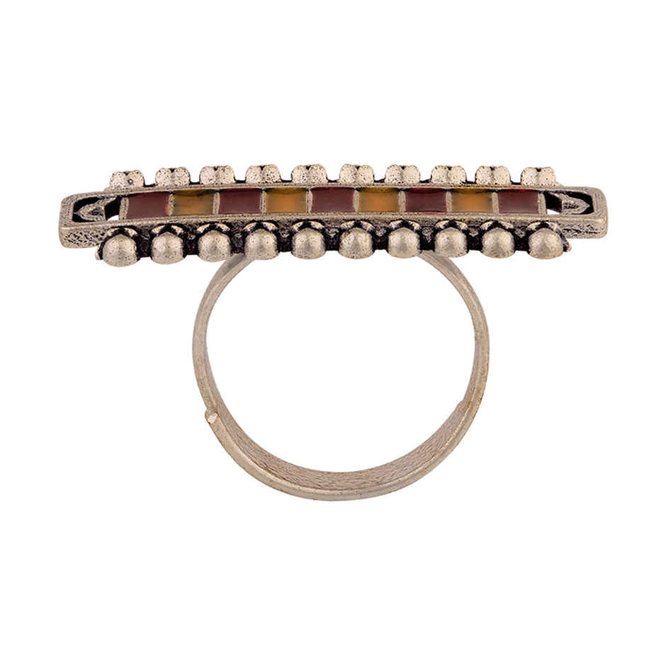 Voylla Taal Mridang Harmonium Statement Ring