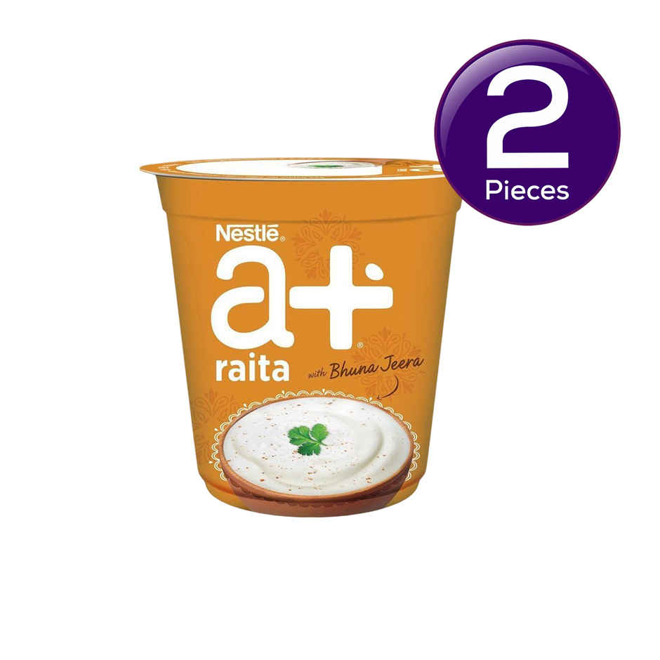 Nestle a+ Raita - With Bhuna Jeera (Cup) Combo