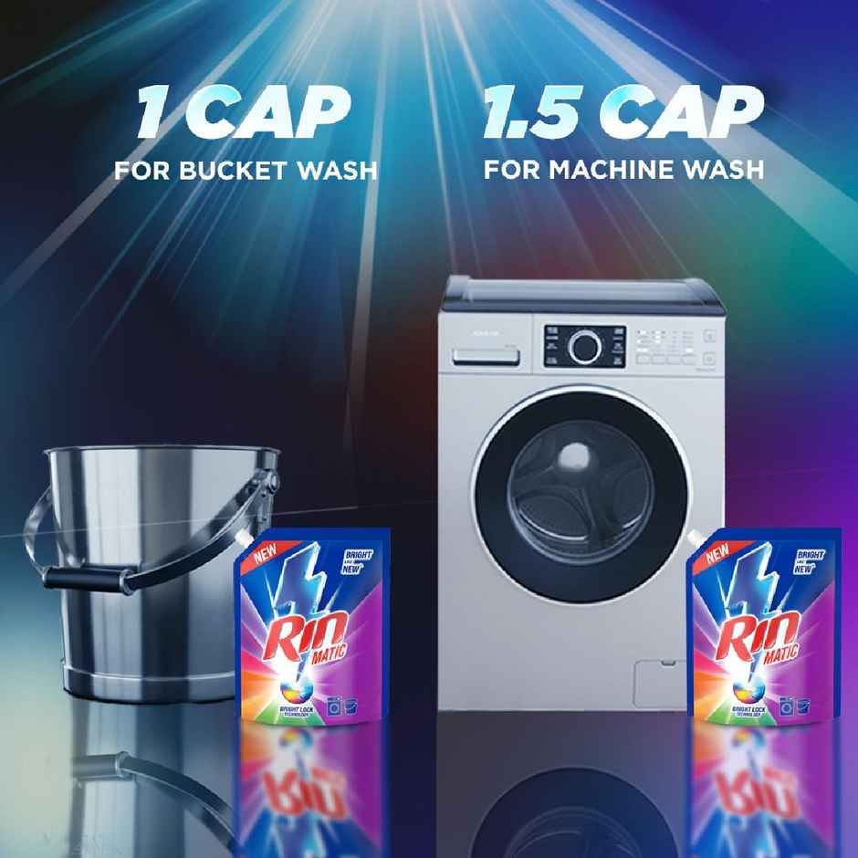 Rin Matic Front Load Detergent Liquid | Pouch