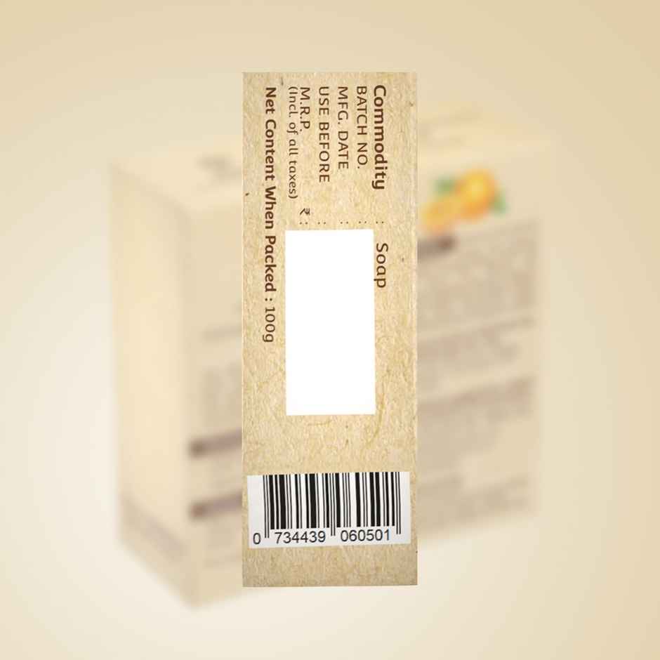 Khadi Essentials Vitamin C & Orange Soap | Brightens, Smoothens & Fights Tan | Handmade