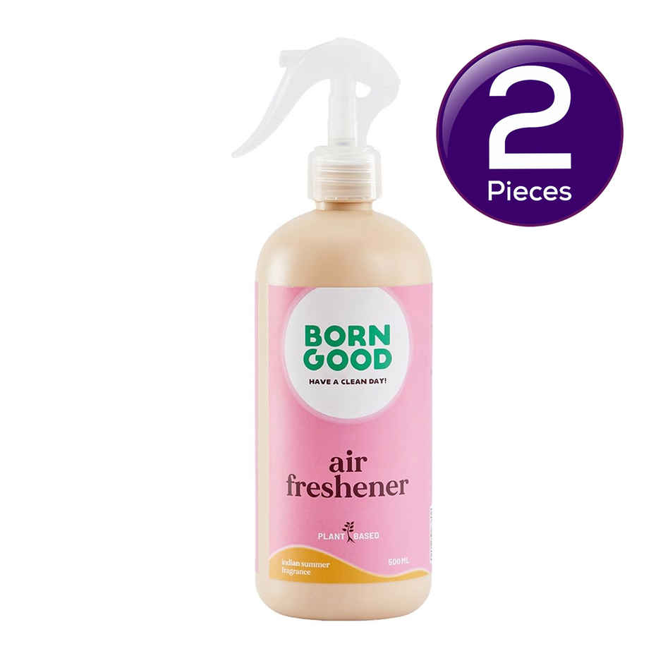 Born Good Plant-Based Air Freshener Spray for Home and Office | Biodegradable And Non-Toxic Combo