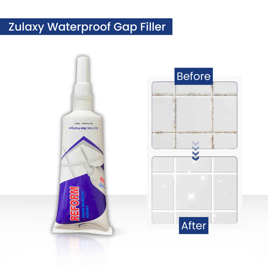 Zulaxy Waterproof Gap Filler Sealant for Tiles, Cracks, Walls & Joints