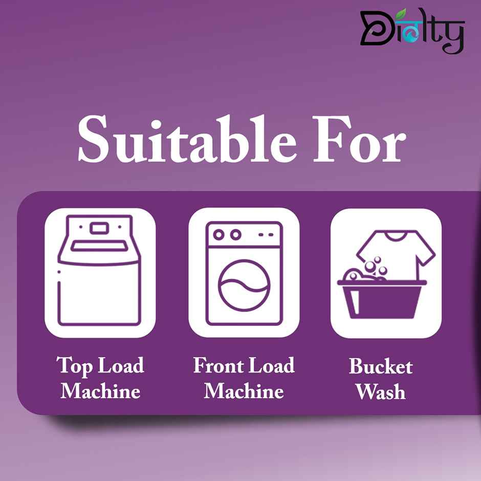 Diolty Lavender After Wash Liquid Fabric Conditioner | Eco-Friendly & Biodegradable