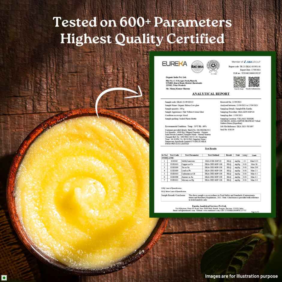 A TATA Product - Organic India Bilona Cow Ghee