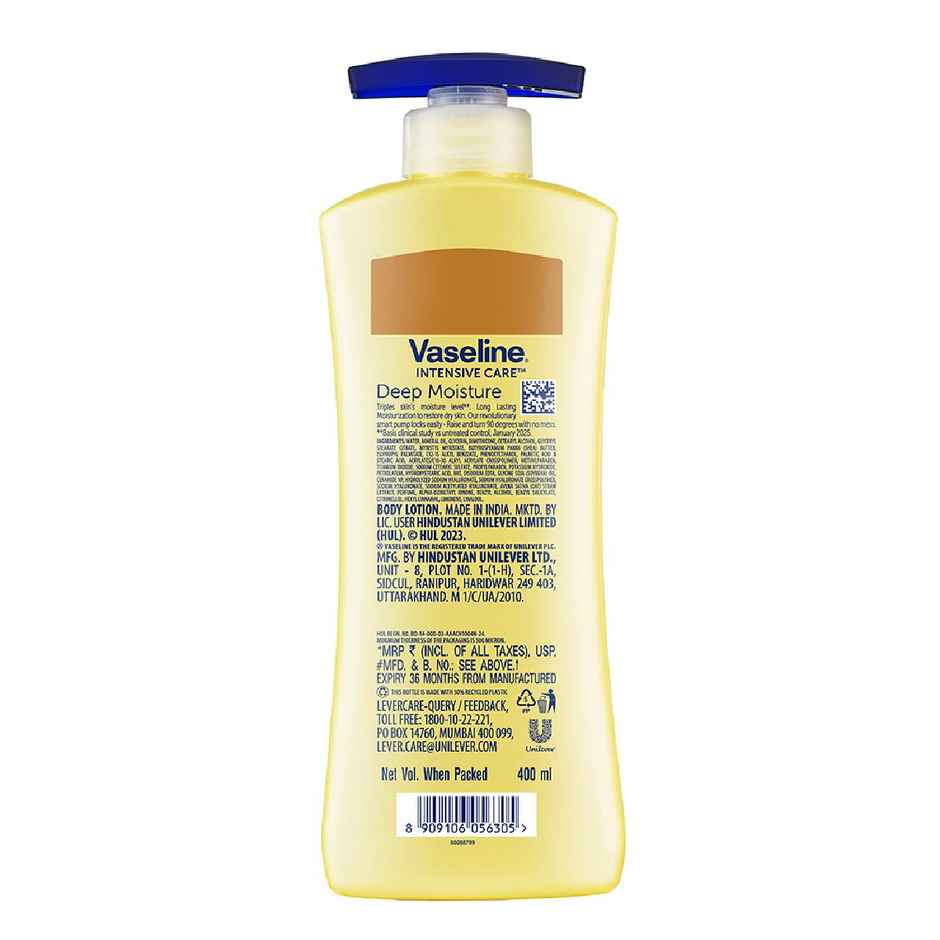 Vaseline Deep Moisture Body Lotion With Ceramide Hyaluron | 10X More Moisture| For Dry Skin