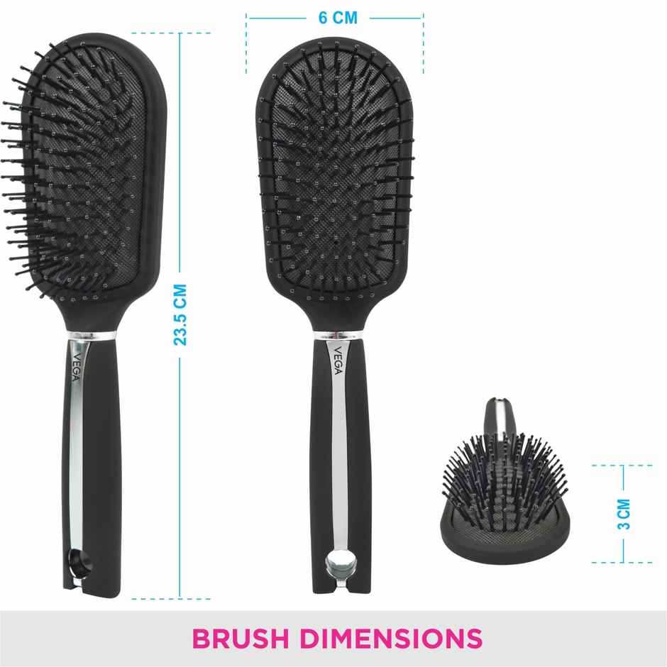 VEGA Premium Collection Cushion Hair Brush for Men and Women|E16-CB