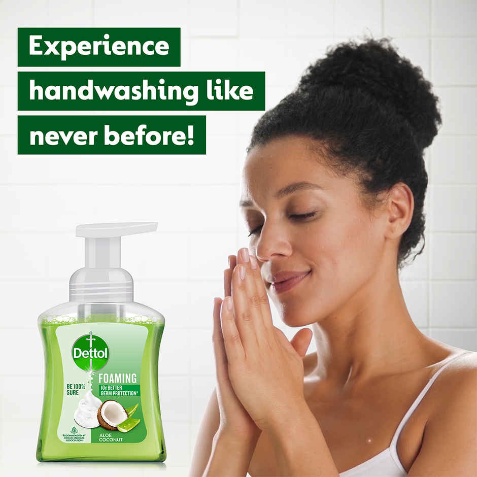 Dettol Foaming Handwash Aloe Coconut Pump (250ml) & Dettol Foaming Handwash Strawberry Pump (250ml) Combo