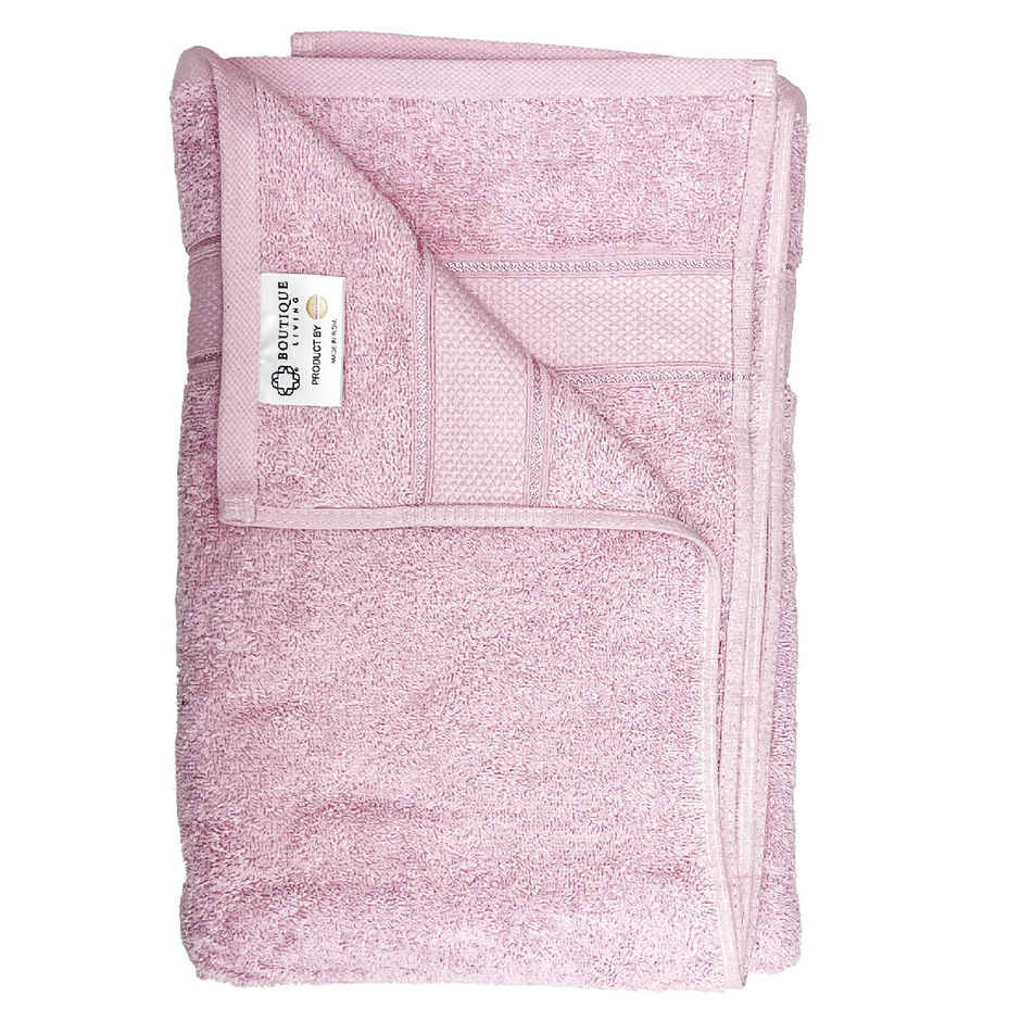Boutique Living Luxe Loom 100% Cotton 550 GSM Hand Towels | Pink