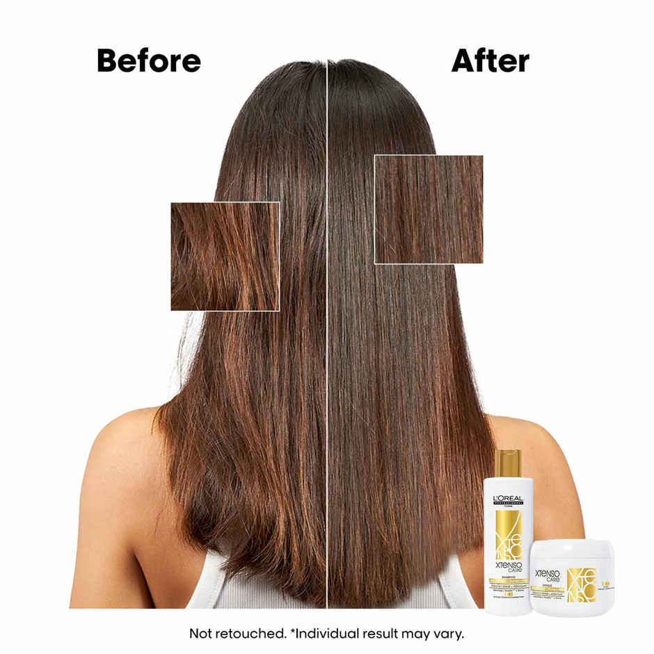 L'Oreal Professionnel Xtenso Care Sulfate-Free Shampoo For Frizz-Free, Shiny & Manageable Hair