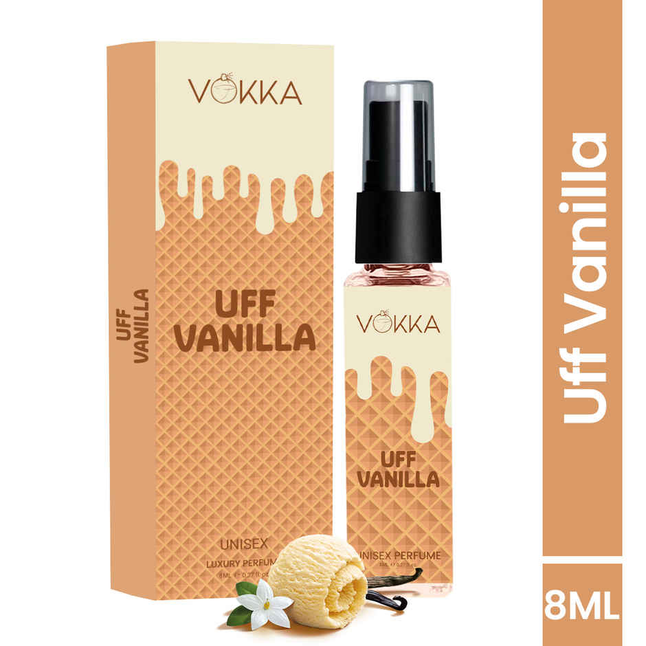 Vokka Pocket Perfume Uff Vanilla 8ml Luxury Eau De Parfum for Women