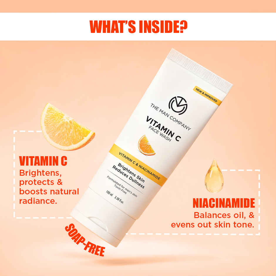 The Man Company Vitamin C Face Wash with Niacinamide