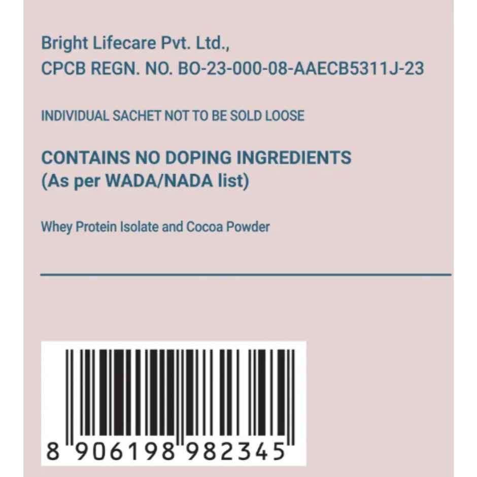 TrueBasics Clean Whey Pure Protein Isolate Powder (Chocolate)
