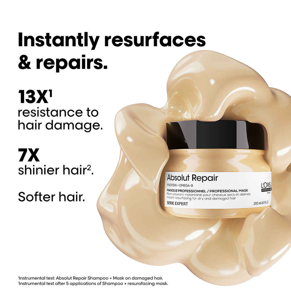 L'Oréal Professionnel Absolut Repair Mask For Dry and Damaged Hair With Wheat Protein