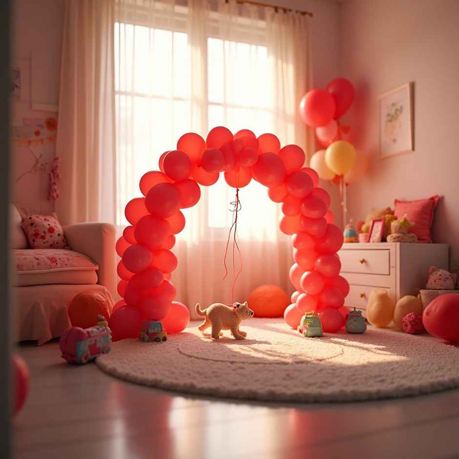 Red Balloons | Birthday Decoration Party Pack | Latex Party Balloons | Propcon