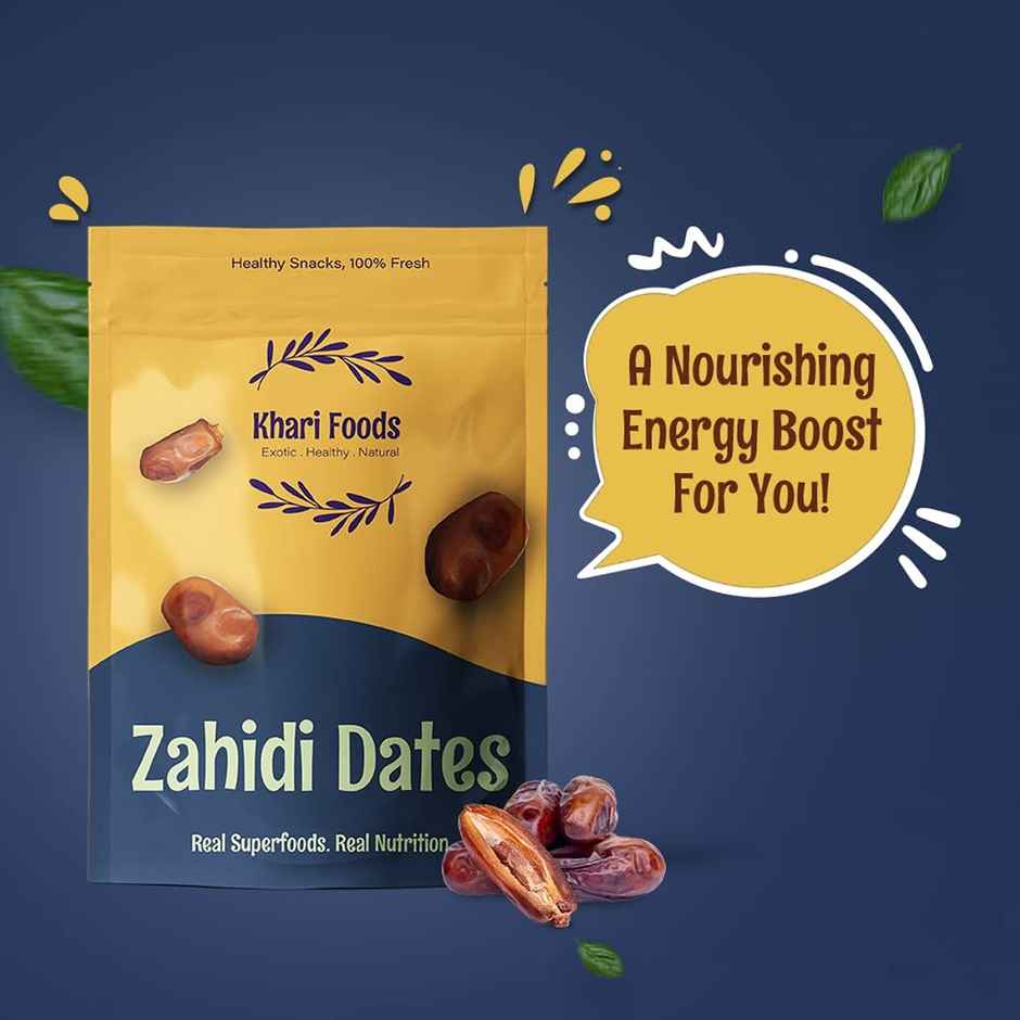 Khari Foods Tunisia Dates | High Energy Khajur, Dry Fruit Khajoor