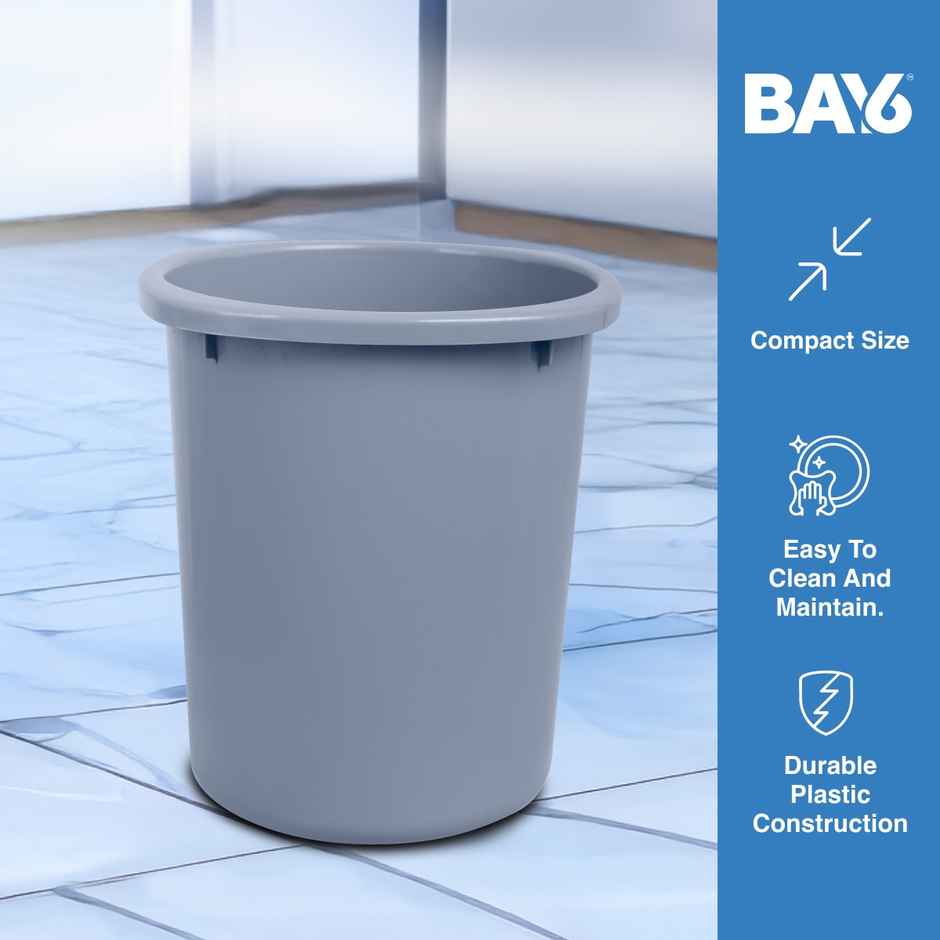 BAY6 Royce Dust Bin 7 L - Grey