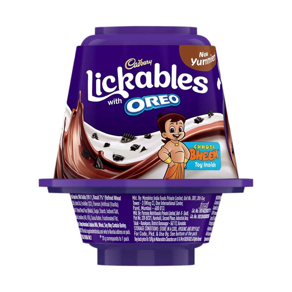 Cadbury Dairy Milk Lickables Chocolate with Oreo Chunks