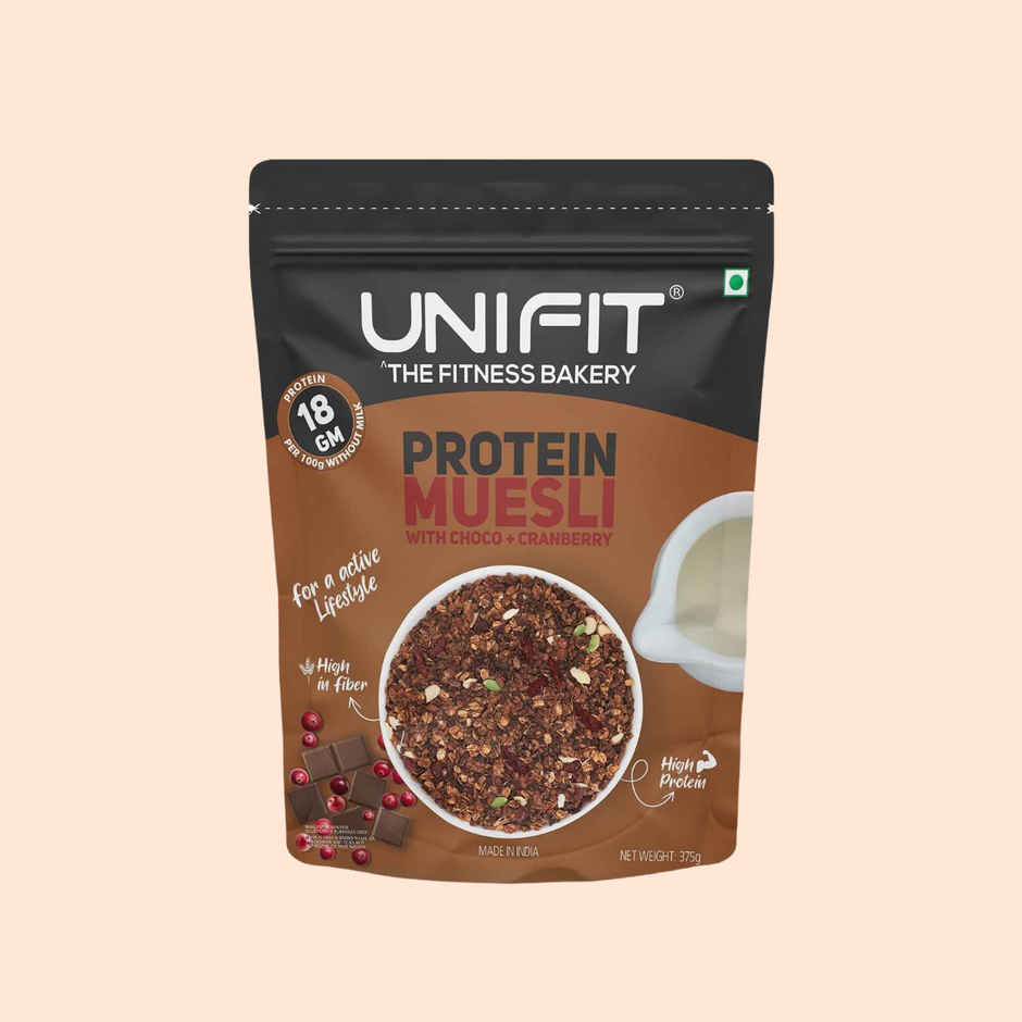 Unifit Protein Muesli | High Protein And Fiber | Crunchy And Nutritious