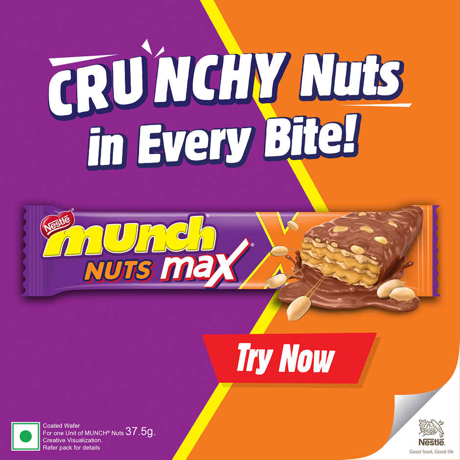 Nestle MUNCH MAX Nuts with Roasted Peanuts