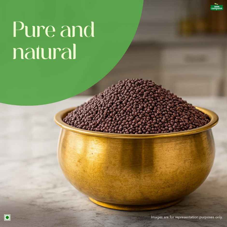 Tata Sampann Whole Spices Mustard Small Seeds, Pure & Natural Whole Spices, Rich Aroma,