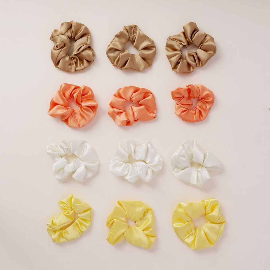 Oye Happy Fancy Hair Rubber Bands ( Pack Of 12 )