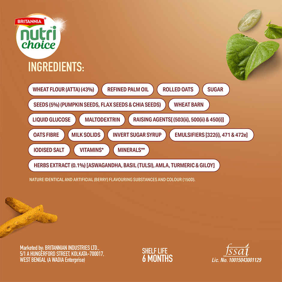 Britannia Nutrichoice Herbs Flavoured Biscuits |  Combo
