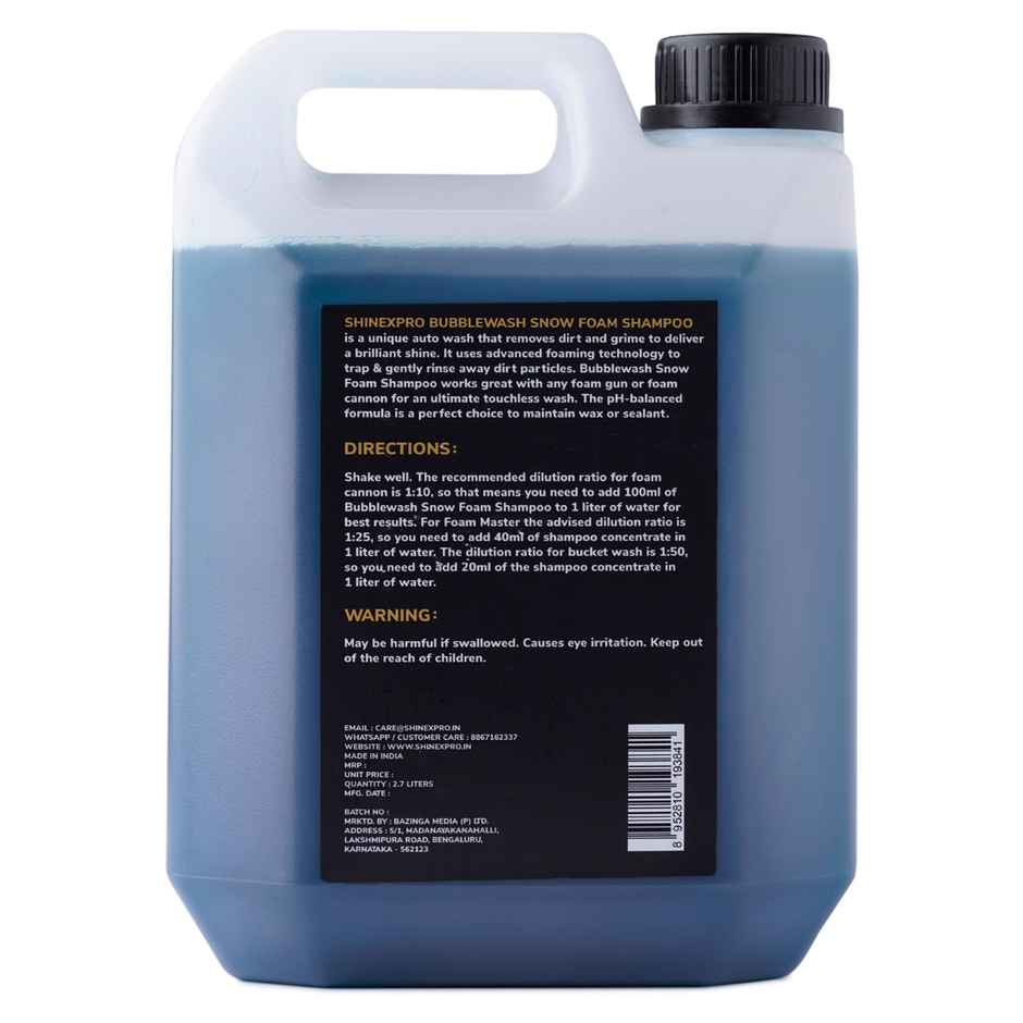 ShinexPro Foam Car Wash Shampoo Concentrate | ph Neutral | Shine Enhancing Formula | Thick Suds