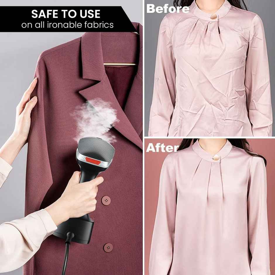 INALSA Garment Steamer Cosicosy,Steam Iron Press -1600 W 340 ml Water tank & 28 sec Fast Heating