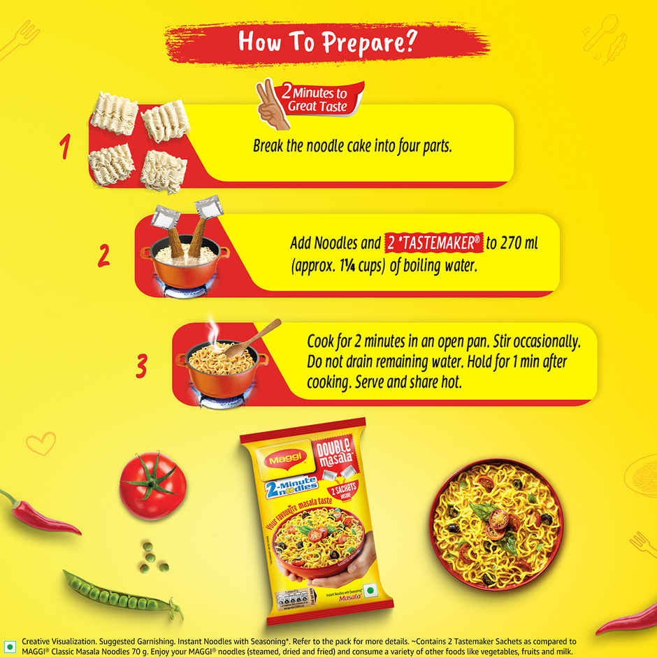 Maggi Double Masala Instant Noodles