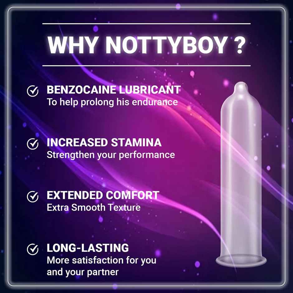 NottyBoy OverTime Extra Delay Condom | Comfortable & Reliable