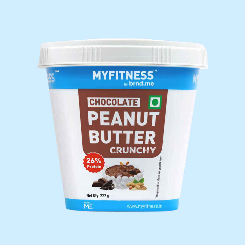 MyFitness Chocolate Peanut Butter Crunchy Spread | High Protein