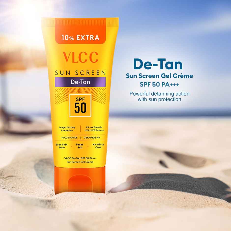 VLCC De-Tan SPF 50 PA+++ Sunscreen Gel Creme